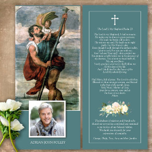 Begravningskort: Stal Christopher Memorial - tack