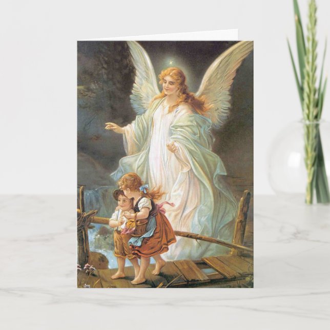 Begravt tackkort | Angel Prayer 04 (Framsida)