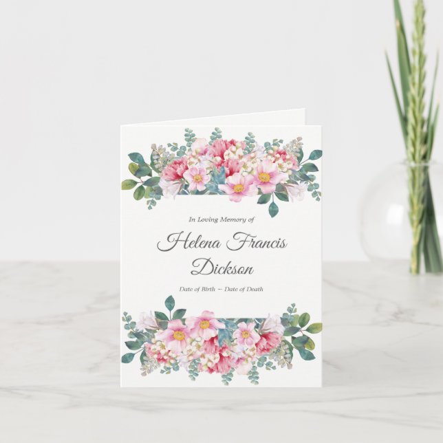 Begravt tackkort | Fragrant Garden 1 (Framsida)