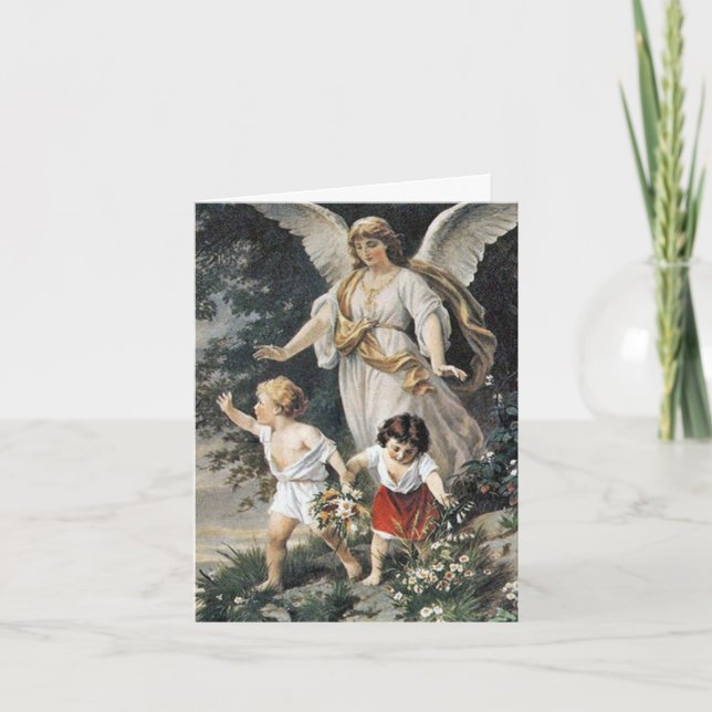 Begravt tackkort | Guardian Angel 03 (Framsida)