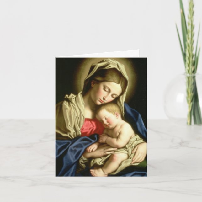 Begravt tackkort | Madonna & Child 2 (Framsida)