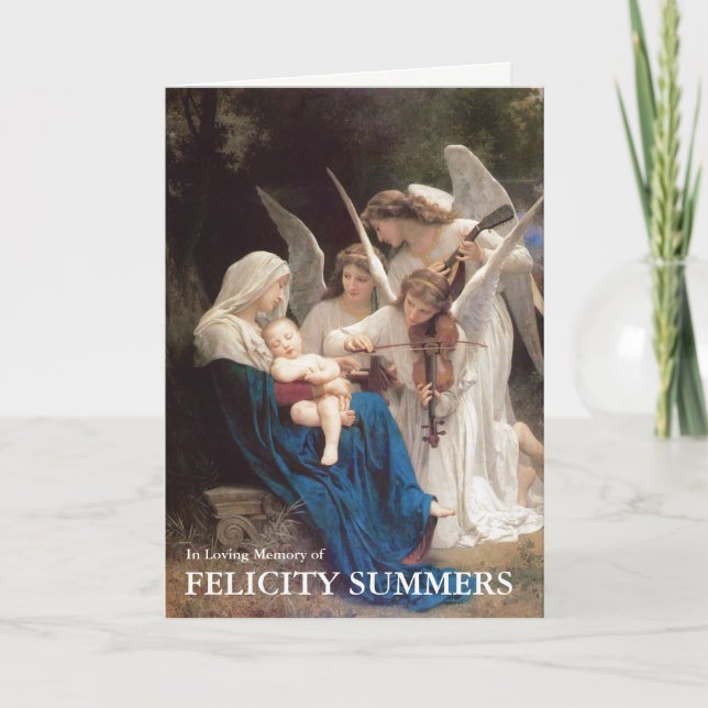 Begravt tackkort | Sång i Änglar 06 (Framsida)