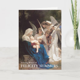 Begravt tackkort | Sång i Änglar 06