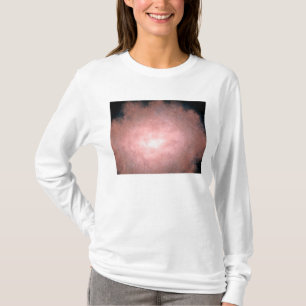 Begrepp av vilken en dammig och ljus galax t-shirt