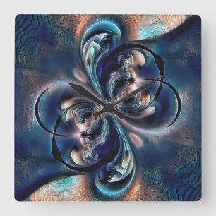 Begrepp Fyrkantig Klocka