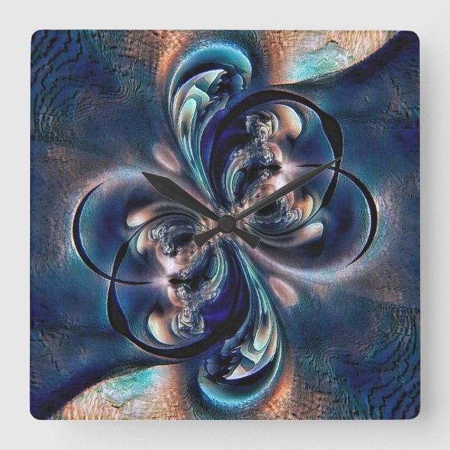 Begrepp Fyrkantig Klocka (Framsida)