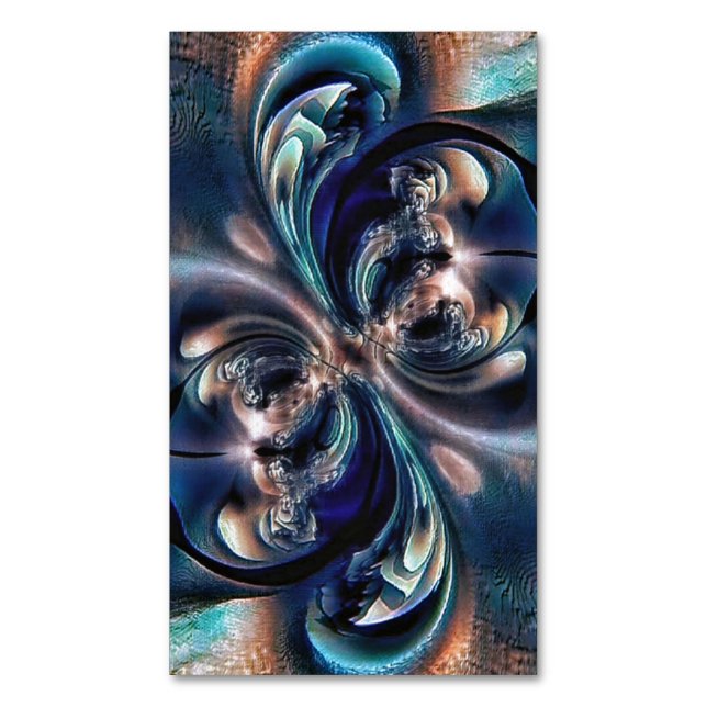 Begrepp Magnetiska Visitkort (Framsida vertikal)