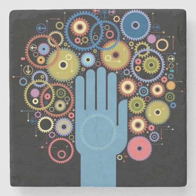 Begreppet av rörelse stenunderlägg (Framsidan)