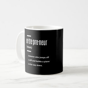 Begreppet företagsdefinition ger idéer kaffemugg