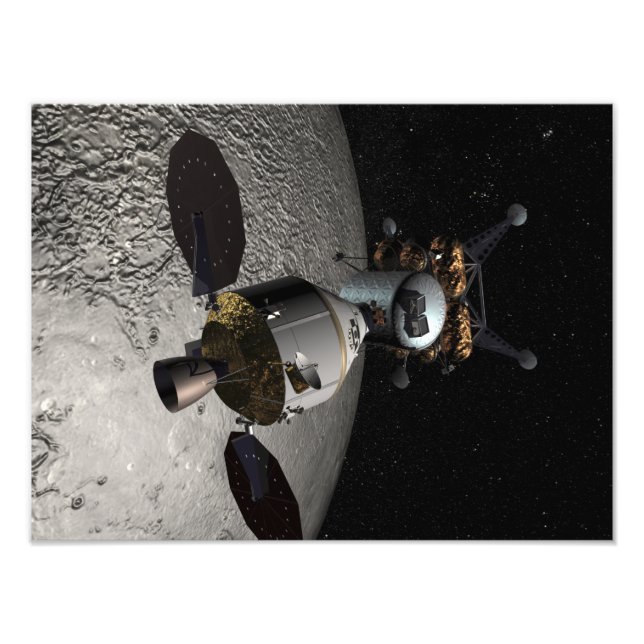 Begreppet "Orionbesättningens prospektering i ford Fototryck (Framsidan)