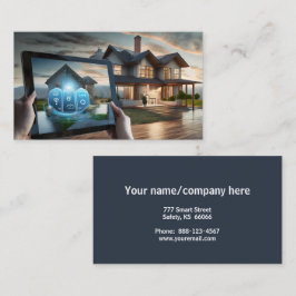 Begreppet smarta hem visitkort