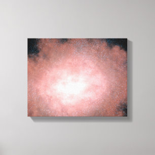 Begreppet vad som är en dammig och smart galaxi canvastryck