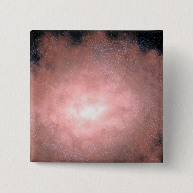 Begreppet vad som är en dammig och smart galaxi knapp (Framsida)