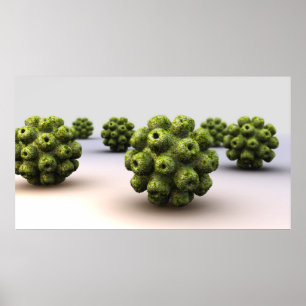 Begreppsmässigt avbilda av Polyomavirus Poster