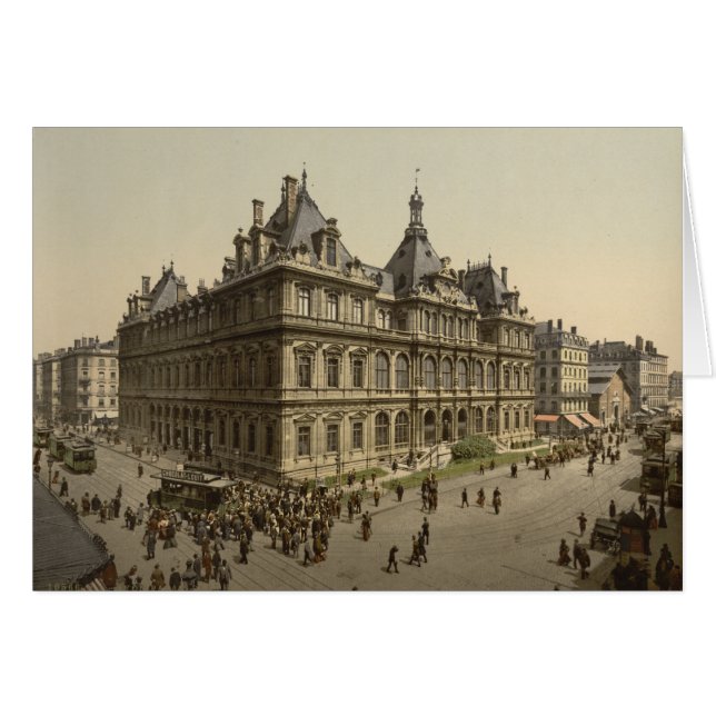 Begun, Lyon, Frankrike Hälsningskort (Framsidan Horizontal)