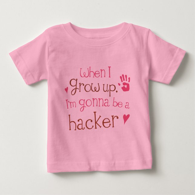 Begynna babyT-tröja för Hacker (framtid) T-shirt (Framsida)