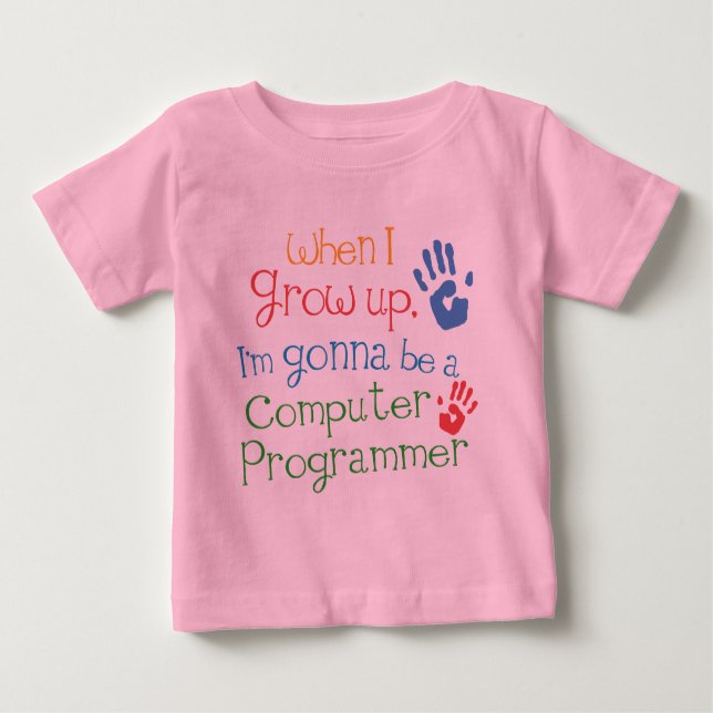 Begynna babyT-tröja för programmerare (framtid) T Shirt (Framsida)