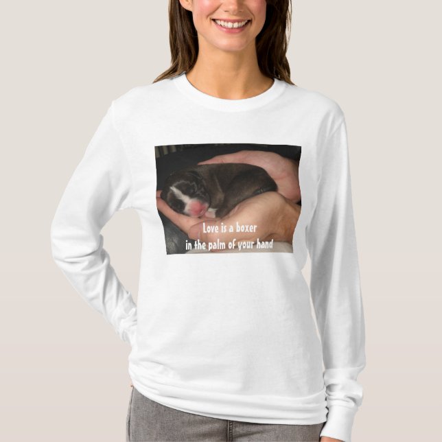 Begynna boxareskjorta tee (Framsida)