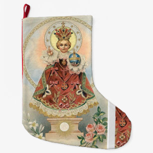 Begynna Jesus av Prague w ro Stor Julstrumpa