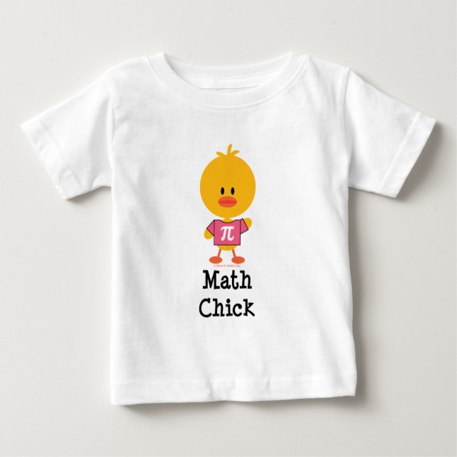 Begynna T skjorta för Mathchick T-shirt (Framsida)