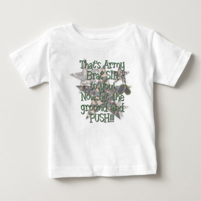 Begynna T-tröja - arméBratherr Tee (Framsida)