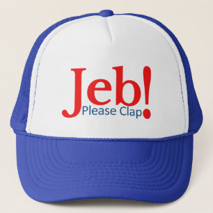 Behaga applåden för den Jeb presidentkandidaten Keps
