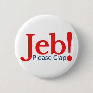 Behaga applåden för den Jeb presidentkandidaten Knapp