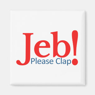 Behaga applåden för den Jeb presidentkandidaten Magnet