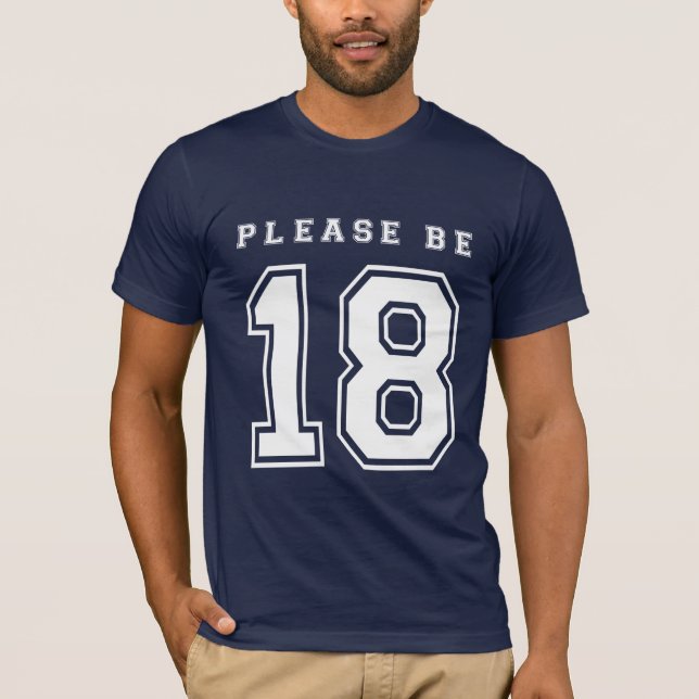 Behaga är skjorta 18 t-shirt (Framsida)