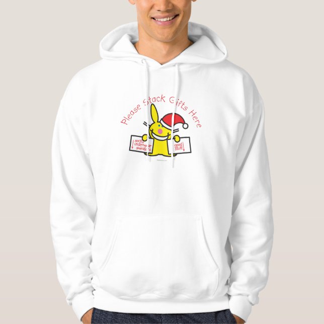 Behaga buntgåvor här hoodie (Framsida)