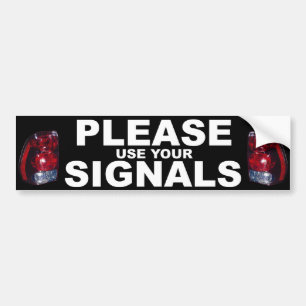 Behaga din använda signalerar bildekalet bildekal