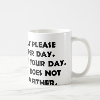 Behaga endast 1 mugg för person 2