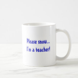 Behaga förmiddagen för snö… I en lärare! Kaffemugg