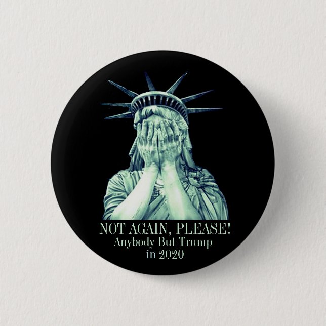 Behaga, inte igen! knapp (Framsida)