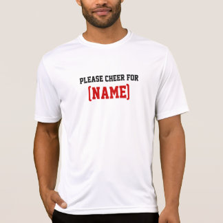 Behaga jubel för, (namn) tee shirt