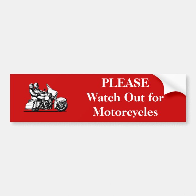 BEHAGA klockan ut för motorcyklar Bildekal (Framsidan)
