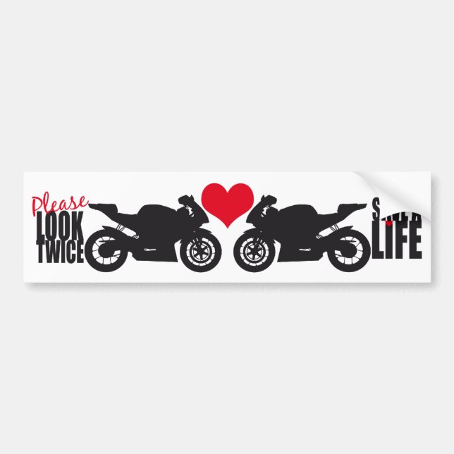 Behaga looken två gånger •, Spara en livbildekal Bildekal (Framsidan)