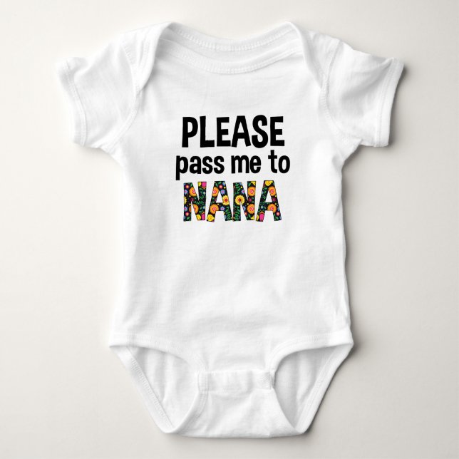Behaga passerar mig till Nana T Shirt (Framsida)