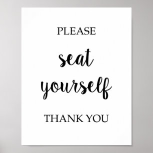 Behaga placerar sig Yourself Poster