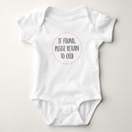 Behaga retur till lathunden, roligt, om funnit tee shirt