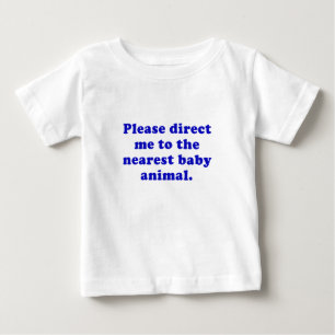 Behaga riktar mig till den mest nearest baby djur tröja