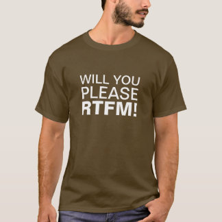 BEHAGA, RTFM, SKA DIG! T-SHIRT