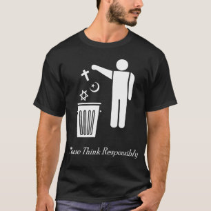Behaga tänkan ansvarigt t-shirt