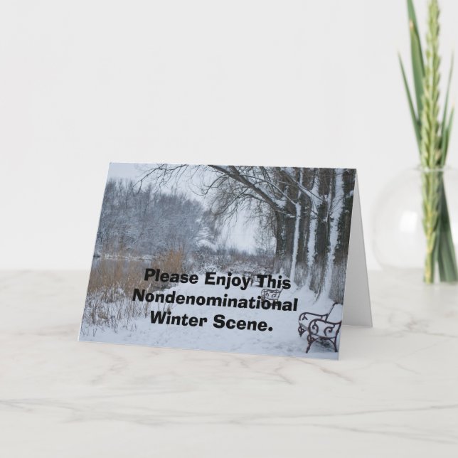 Behaga tycker om denna Nondenominational Helgkort (Framsida)