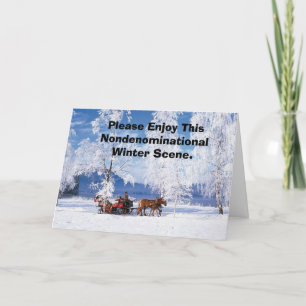 Behaga tycker om denna Nondenominational Helgkort