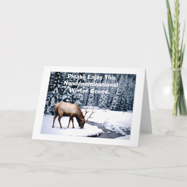 Behaga tycker om denna Nondenominational Helgkort (Framsida)