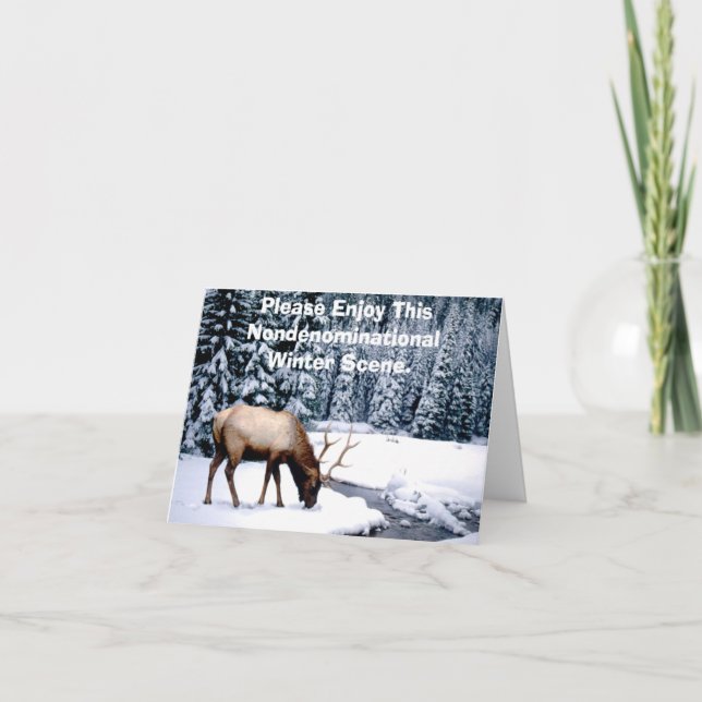 Behaga tycker om denna Nondenominational Helgkort (Framsida)