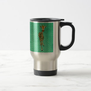 Behagfull giraffPokadot travel mug Resemugg