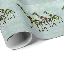 Behagfulla giraff presentpapper