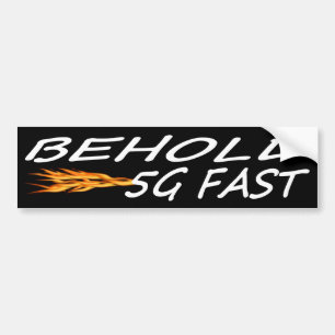 Behåll 5G snabb Bildekal
